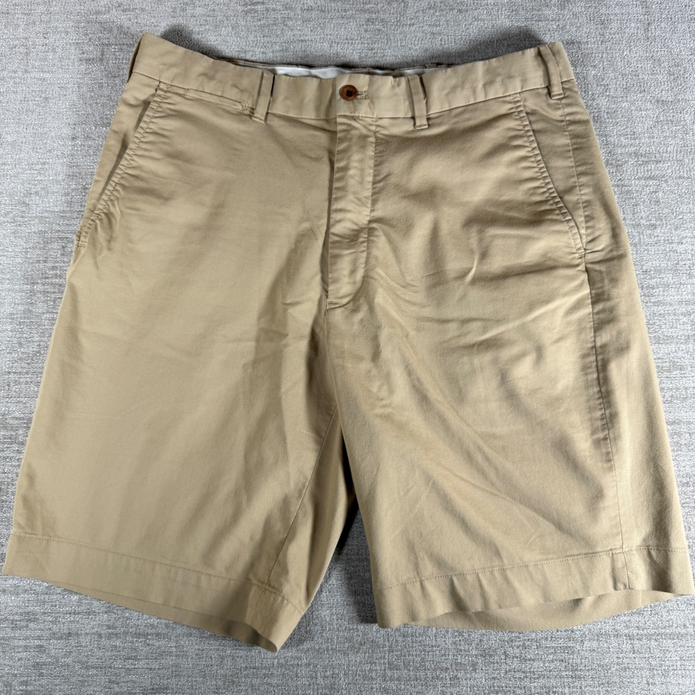 Polo Golf Shorts Mens 32/9 Tan‎ Stretch Cotton Twill Classic Fit Khaki Chino